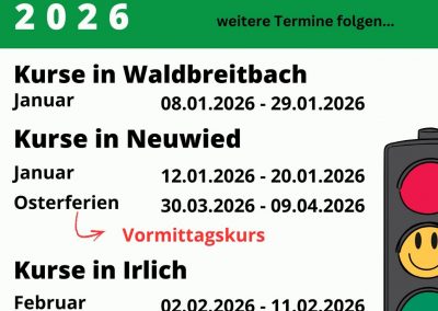 Überblick Theoriekurse Januar & Februar 2026