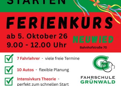 Unser Theorieunterricht in den Herbstferien in Neuwied