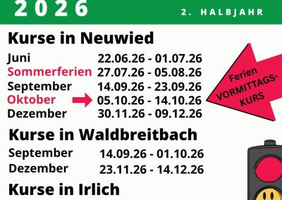 Unser Theorieunterricht im Überblick! Neuwied, Rengsdorf, Waldbreitbach & Irlich.